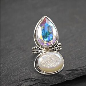 Sajen ring and earrings set